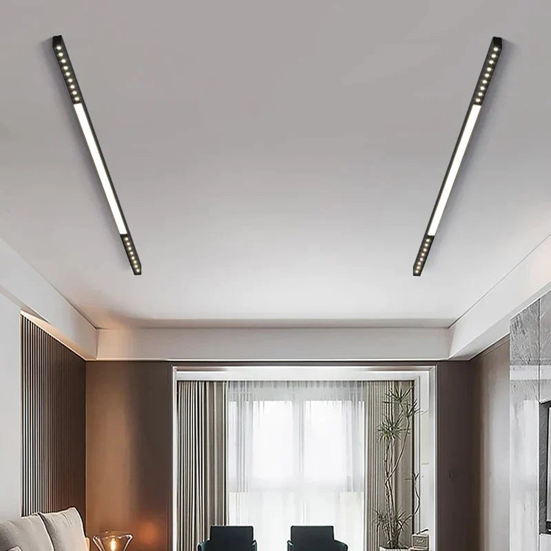 مصباح سقف LED خطي من DecorBites™ لغرفة المعيشة وغرفة الطعام وغرفة النوم - تصميم بسيط