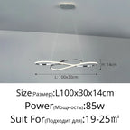 Nordic Minimalist Metal Pendant Light Chandelier