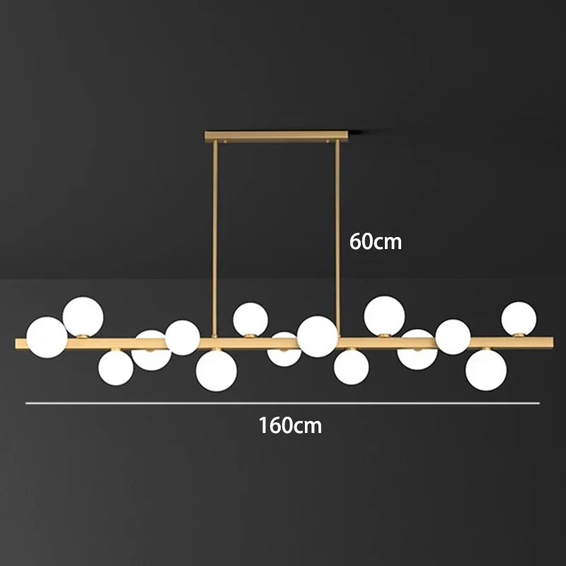ثريات DecorBites™ LED المتدلية للديكورات المنزلية الحديثة والإضاءة الداخلية