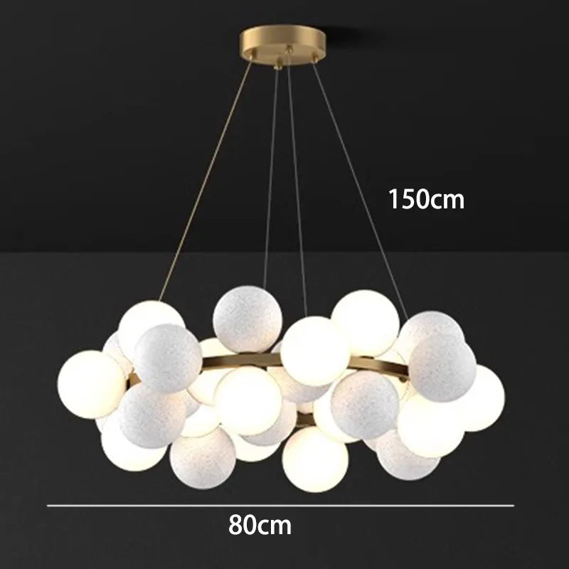 ثريات LED معلقة من DecorBites™ لديكور المنزل العصري، إضاءة داخلية لغرف المعيشة وغرف الطعام