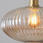 Modern Ring Glass Pendant Light
