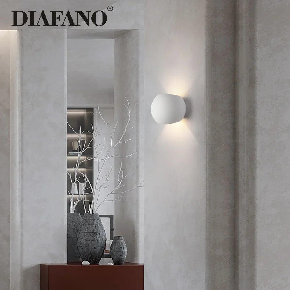 DecorBites™ مصباح جداري LED من الجبس 5 وات بتصميم عصري إبداعي للغرف المعيشة وغرف النوم