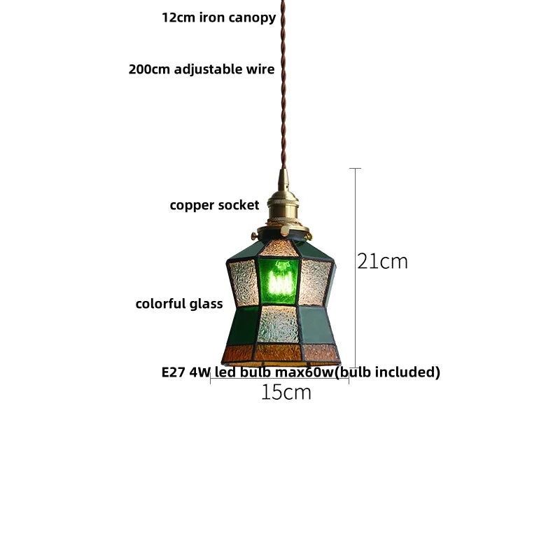 DecorBites™ Clear Glass LED Pendant Lamp Modern Nordic Style Adjustable Hanging Light