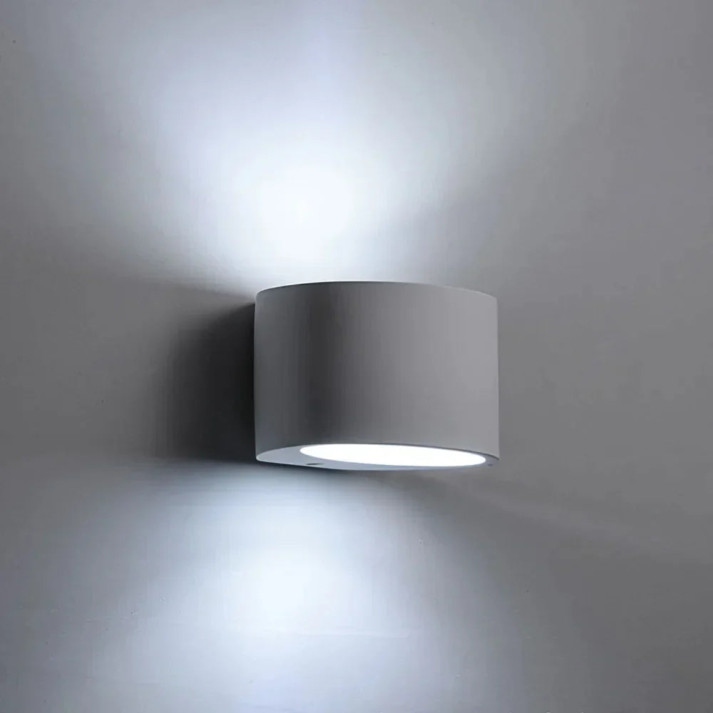 DecorBites™ مصباح حائط جبسي 5 وات LED شمعدانات إضاءة داخلية لغرفة المعيشة وغرفة النوم