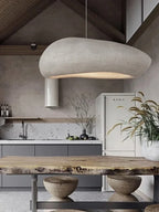 Handmade Wabi Sabi Resin Pendant Light