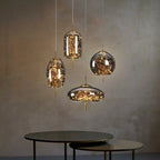 Nordic Star Glass Pendant Light With Long Cord