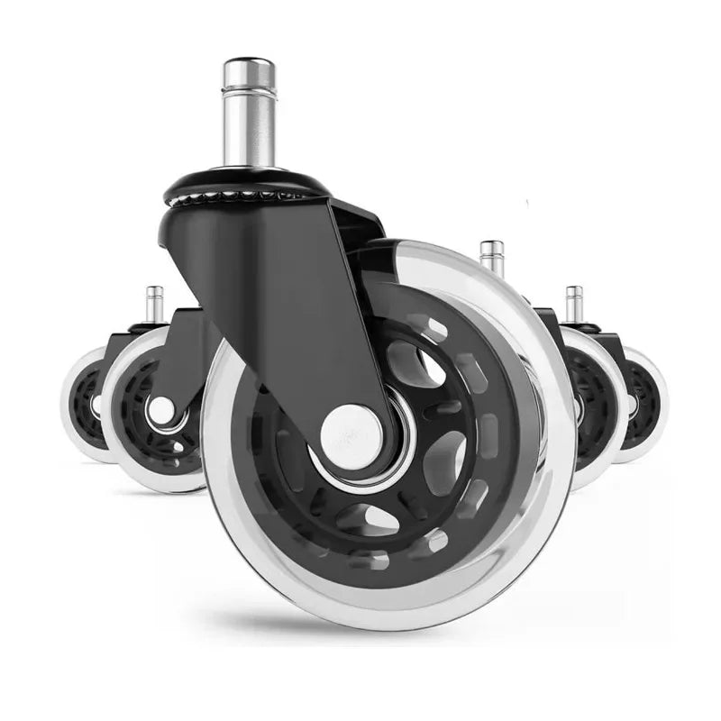 DecorBites™ 3 Inch Rotatable Heavy Duty Soft Safety Office Chair Caster Roller