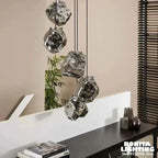 Nordic Ice Crystal Glass Pendant Light