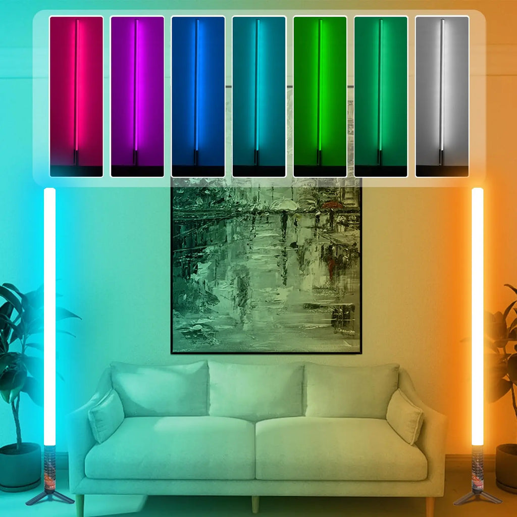 عصي إضاءة مزاجية ليد (LED) من DecorBites™ لديكور الحفلات المنزلية والتصوير الفوتوغرافي