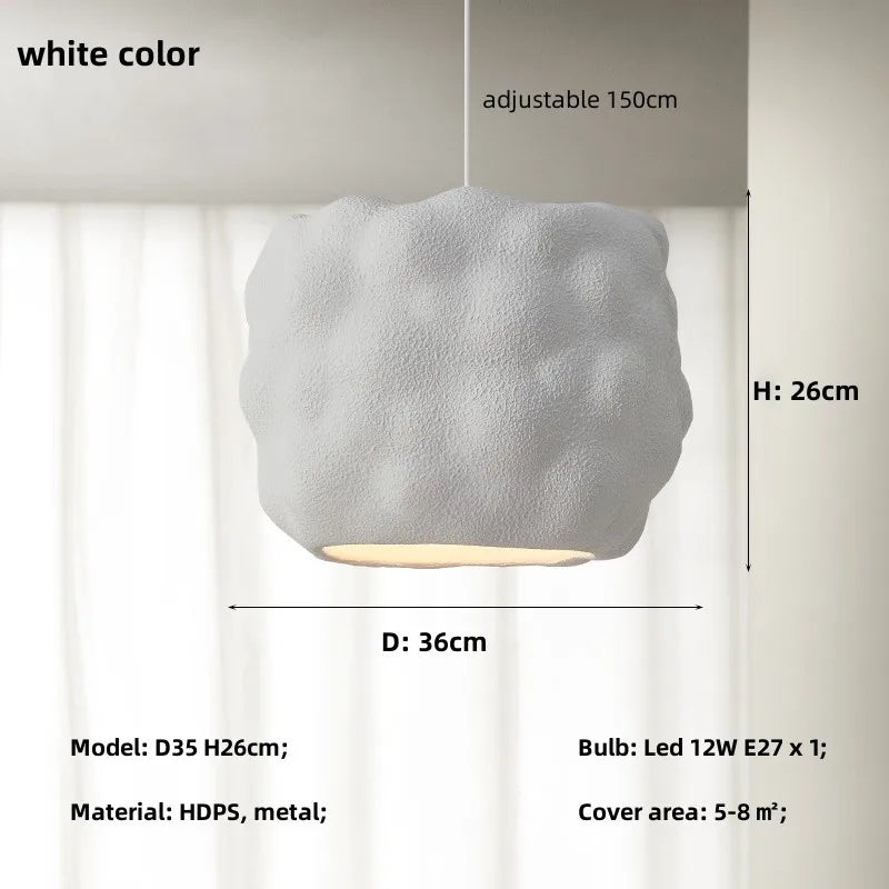 DecorBites™ Creamy Style Pendant Lights: Minimalist Nordic Design for Bedside, Restaurant, Bar