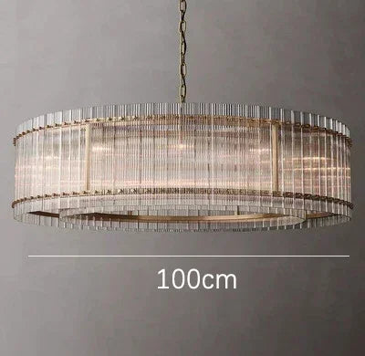 DecorBites™ ثريا كريستال حلقية مزدوجة الطبقات ذهبية لإضفاء الأناقة في كل غرفة