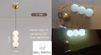 Nordic Gold 4-Globe Metal Pendant Light