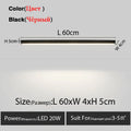 مصباح سقف LED خطي من DecorBites™ لغرفة المعيشة وغرفة الطعام وغرفة النوم - تصميم بسيط