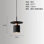 Nordic Vintage White Single Pendant Light
