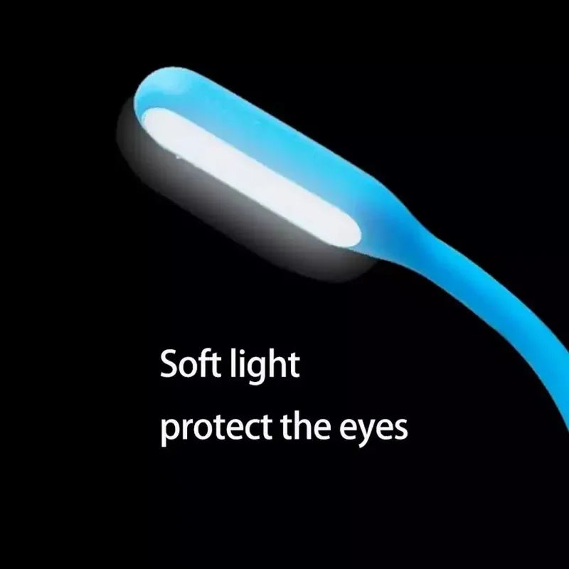 مصباح كتاب LED من DecorBites™: مصباح USB محمول للباور بانك/الكمبيوتر، يحمي البصر
