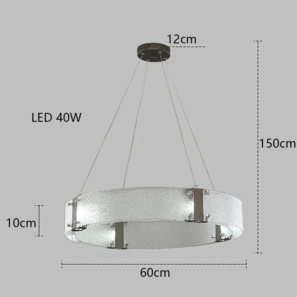 ثريا DecorBites™ الذهبية بإضاءة LED لإضاءة غرفة المعيشة الفاخرة