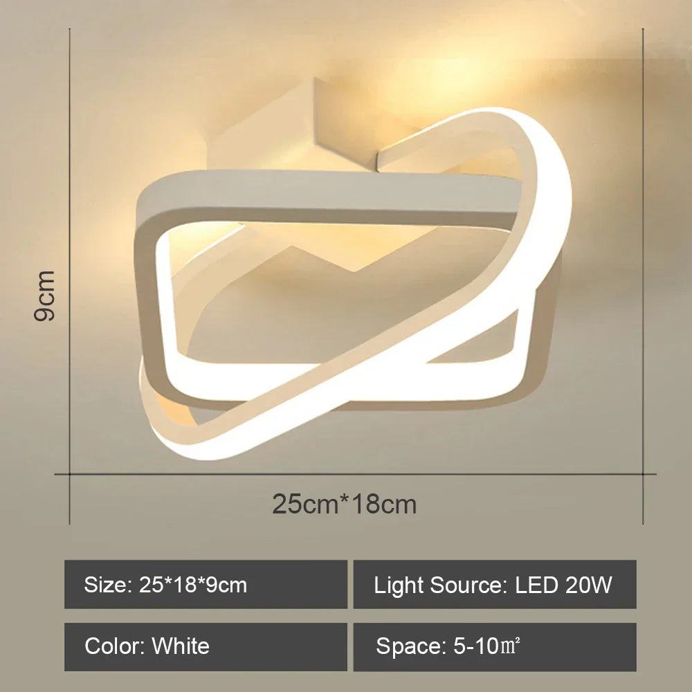 DecorBites™ LED Ceiling Light for Modern Living Room Bedroom Lighting