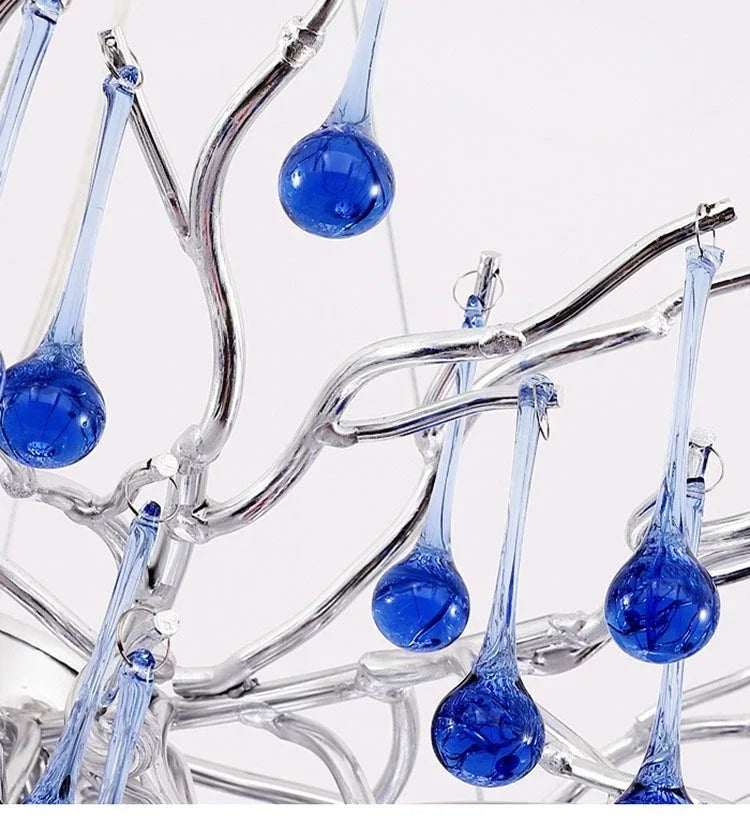 DecorBites™ Chrome Crystal Chandelier for Dining Living Kitchen Bedroom Luxury Ceiling Chandeliers