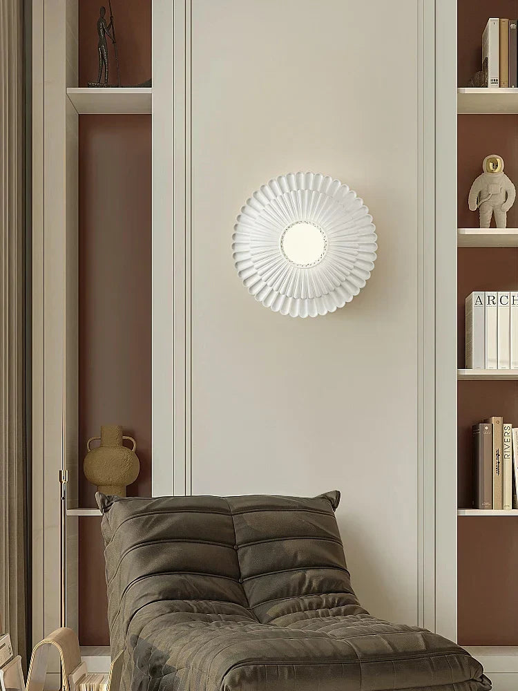 DecorBites™ French Cream Wind Wall Lamp - Pastoral Style Bedroom Sconce