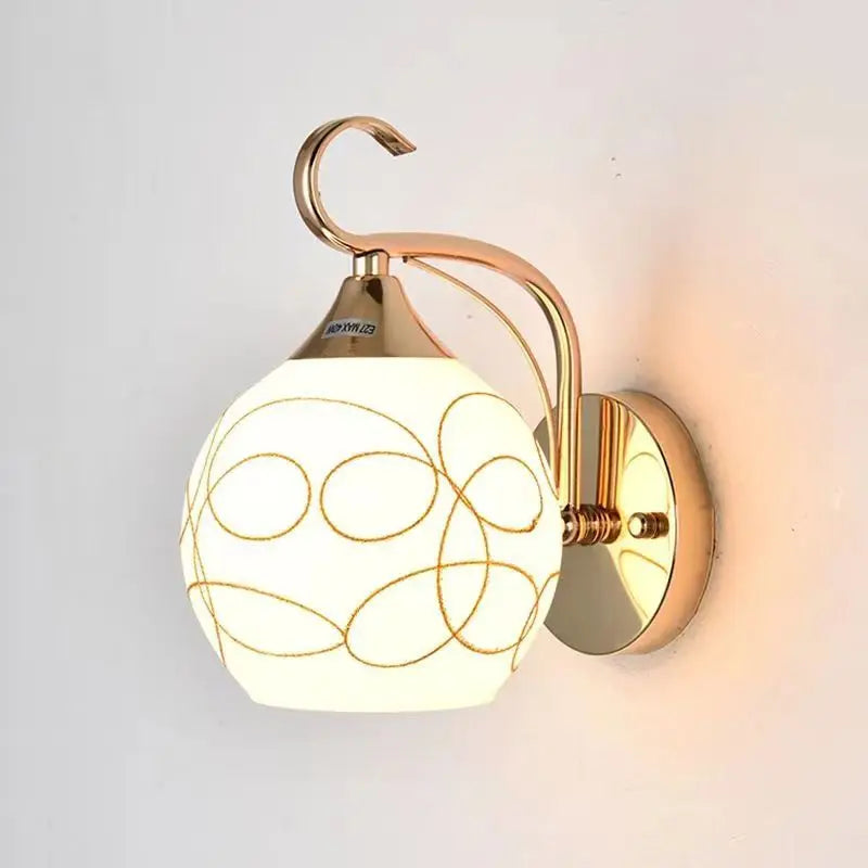 DecorBites™ Crystal Wall Sconce: Elegant Bedroom Bedside Wall Light for Home Lighting