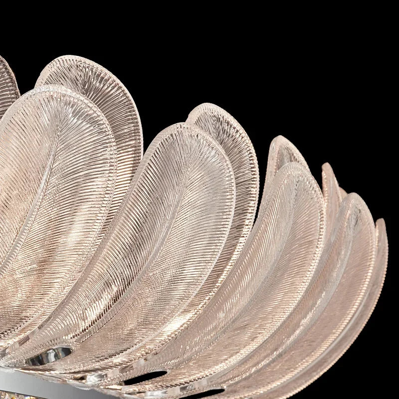 DecorBites™ Crystal Crown Chandelier: Luxe Ceiling Light for Home, Shop & Lobby