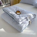 DecorBites™ Cotton Summer Quilt with Soybean Fiber Filling - Thin Comforter for All Seasons