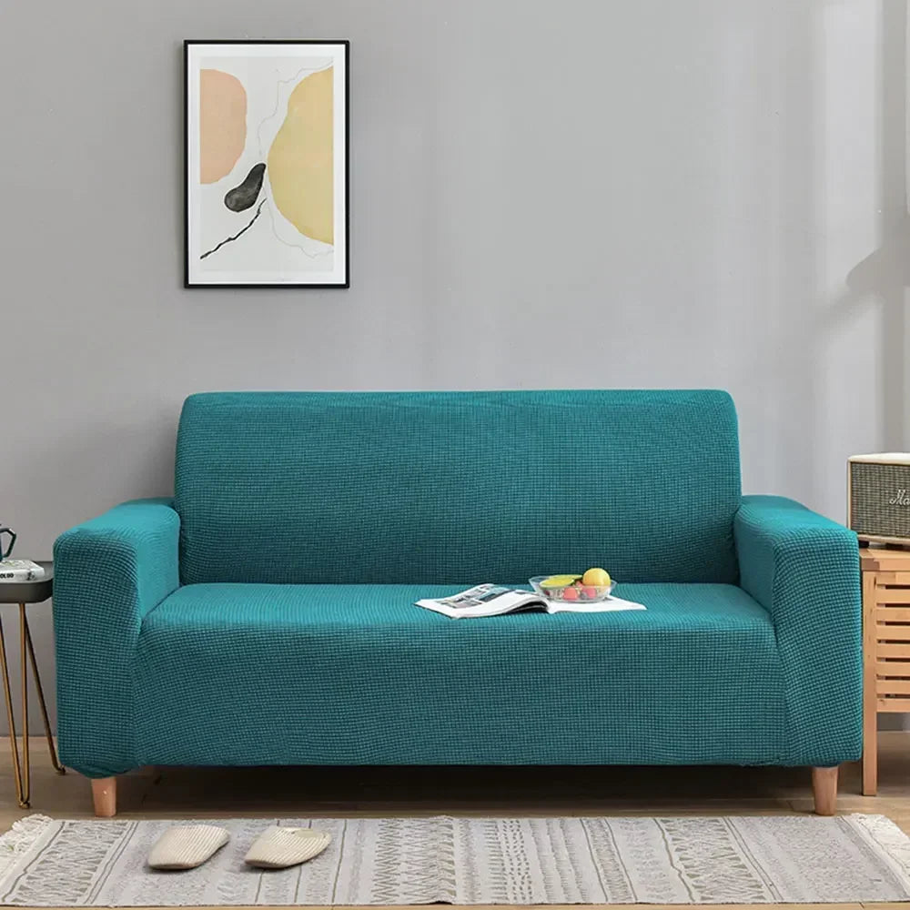 DecorBites™ 3D Quilted Thicken Sofa Cover Stretch Spandex Polyester Couch Slipcover