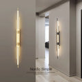 مصباح حائط LED طويل من ديكور بايتس™ لغرفة النوم وغرفة المعيشة وغرفة الطعام والعلية، شمعدانات حائط حديثة