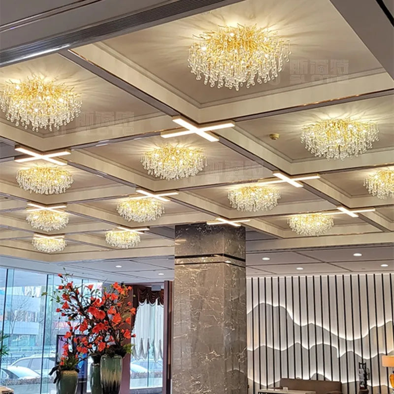 DecorBites™ Crystal LED Wall Light Sconces for Living Room Bedroom, Modern Interior Wall Lamp