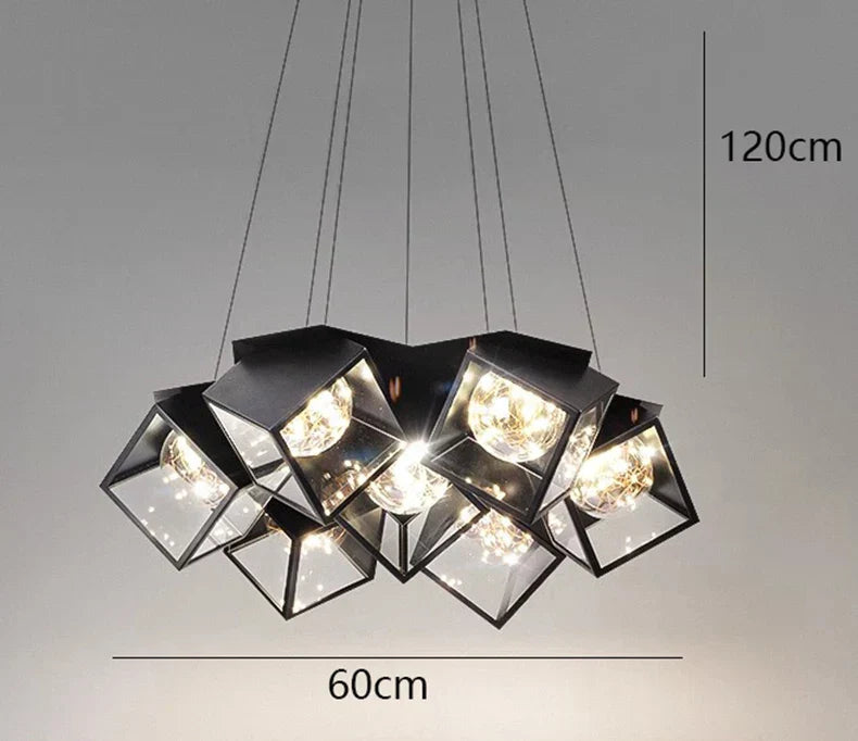 ثريات DecorBites™ LED المتدلية لديكور المنزل العصري والإضاءة الداخلية