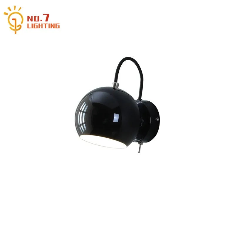 DecorBites™ Cream Wind LED Wall Lamp, Rotatable Minimalist Iron Art Sconces for Bedroom & Living Room