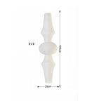 Akari-Style White Paper Wabi-Sabi Pendant Light