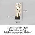 DecorBites™ LED Wall Lamps Modern Minimalist Bedroom Living Room Lighting Black White