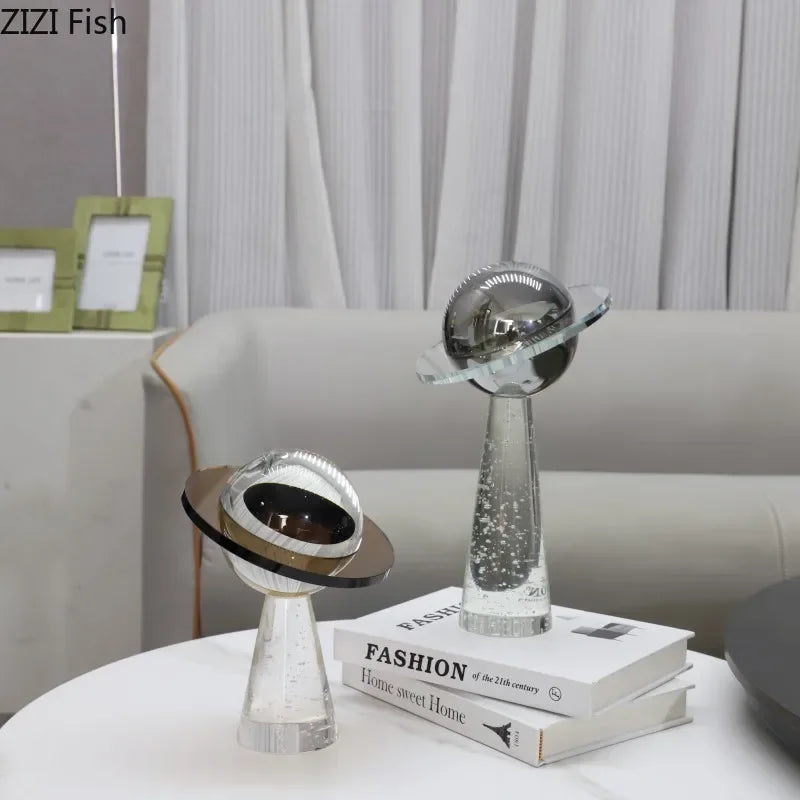DecorBites™ Geometric Crystal Star Desk Sculpture - Room Aesthetic Decor