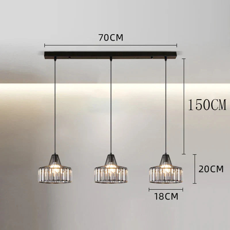 ثريا معلقة LED من DecorBites™ لديكور غرفة النوم الداخلي الأنيق