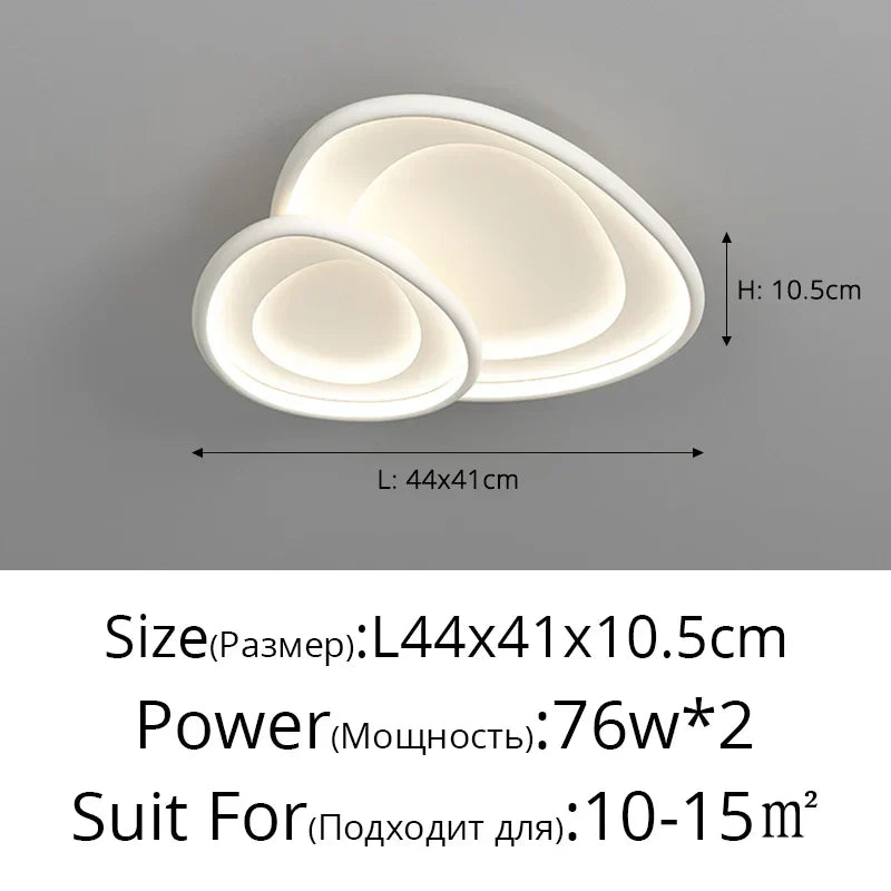 DecorBites™ ثريات LED أبيض كروم تركيبات إضاءة المطبخ إضاءة منزلية عصرية