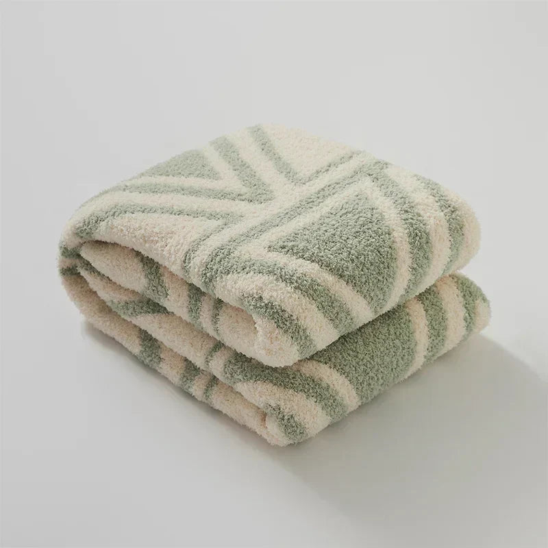 DecorBites™ Knitted Jacquard Blanket 130x180cm Multi-functional Throw
