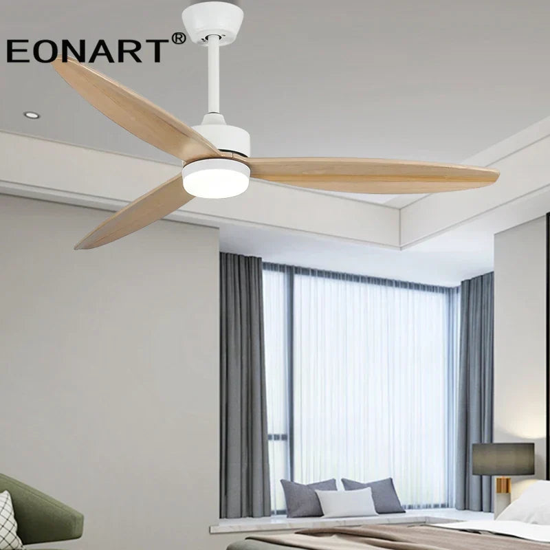 DecorBites™ 60" Modern DC Ceiling Fan with LED Light and Remote Control