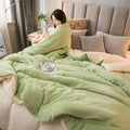 DecorBites™ Cozy Dual Use Flannel Duvet Cover - Autumn Winter Warmth Blanket Quilt