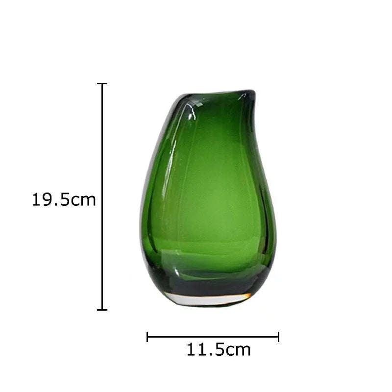 DecorBites™ Double Glass Vase Hydroponic Flower Pot: Desk Decor, Floral Arrangement Aesthetics