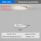 Modern Ring LED Pendant Light in Black or White