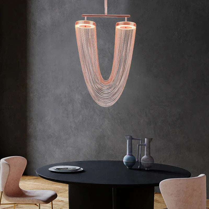DecorBites™ مصباح سقف LED ألومنيوم ثريا معلقة لمدخل المنزل