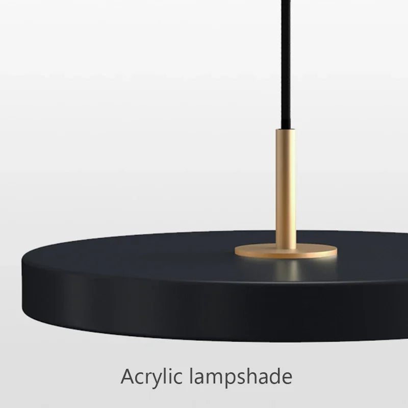 DecorBites™ LED Study Disc Pendant Light for Bedroom Living Room Office Decor