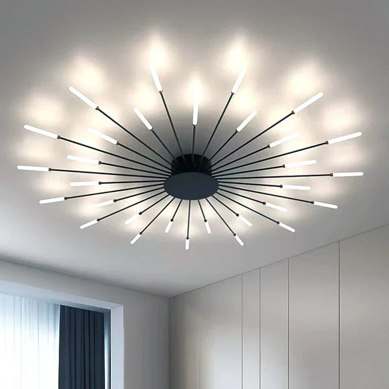 مصابيح DecorBites™ LED Fireworks المتدلية - إضاءة ثريا عصرية لغرفة المعيشة وغرفة النوم