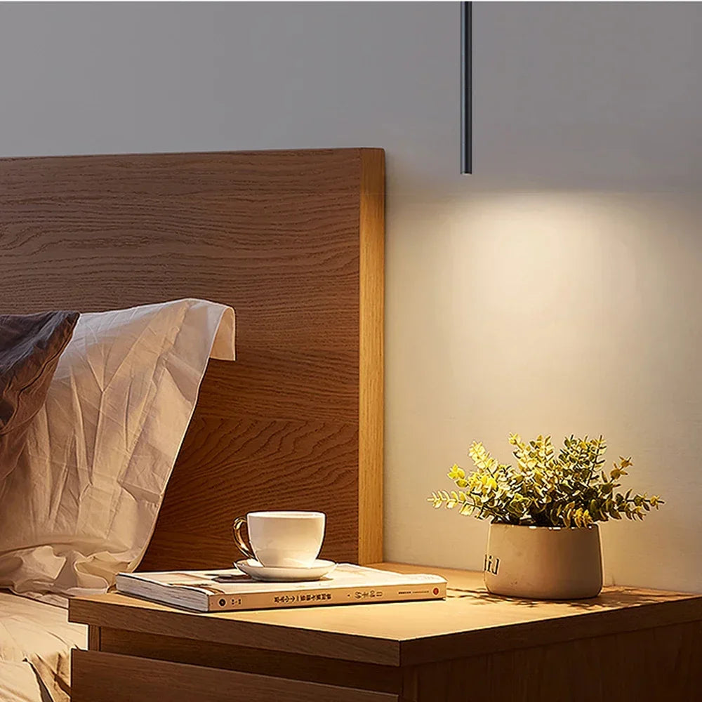 Nordic Black Double Cylinder Pendant Light