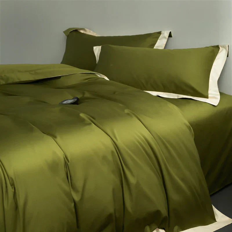 DecorBites™ Egyptian Cotton Hotel Style Bedding Set 1000TC Queen King Duvet Cover Sheet Pillowcases