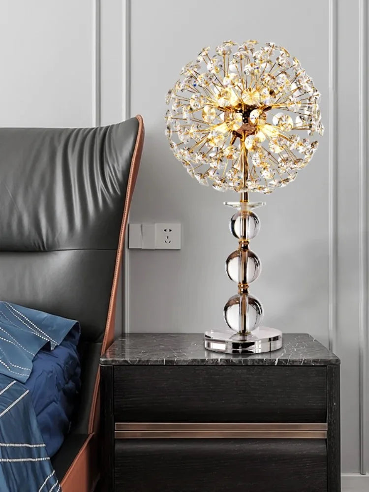 DecorBites™ LED Sunflower Crystal Floor Lamp for Home Decor in Living Room or Bedroom