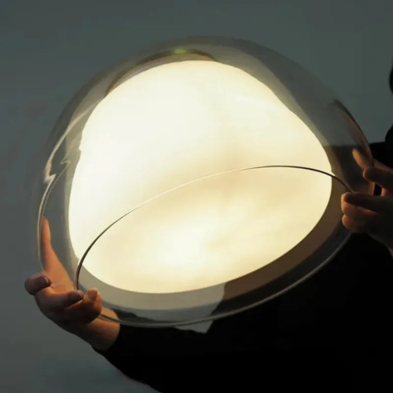 DecorBites™ Glass Jelly Pendant Lamp - Minimalist Luxury Design for Home Living Room