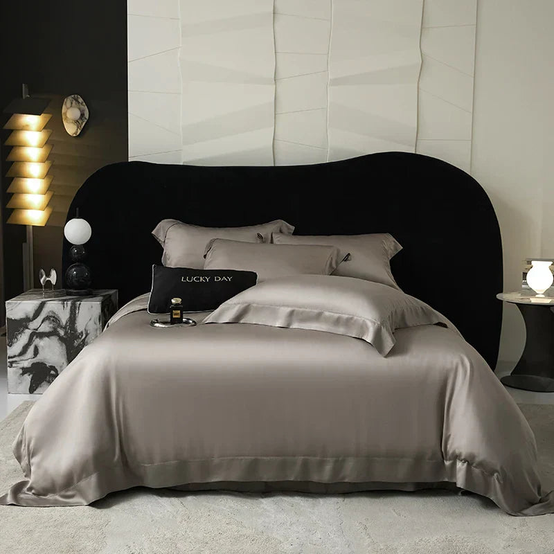 DecorBites™ 1000TC Lyocell Eucalyptus Fiber Bedding Set for Super Soft Silky Feel