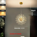 Modern Dandelion LED Lighting Pendant Lights Living Room Dining Room Bedroom pendant Lights Starry Fireball Lighting Fixtures